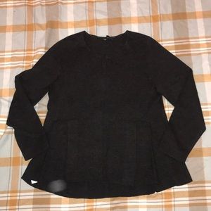 Eileen Fisher peplum cardigan